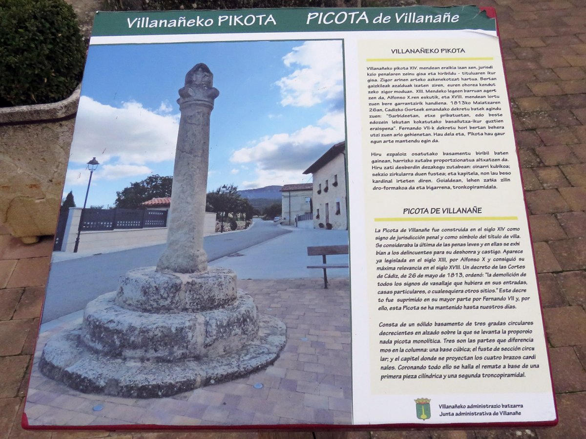 Villanañeko Pikota, Villanañe-Gaubea