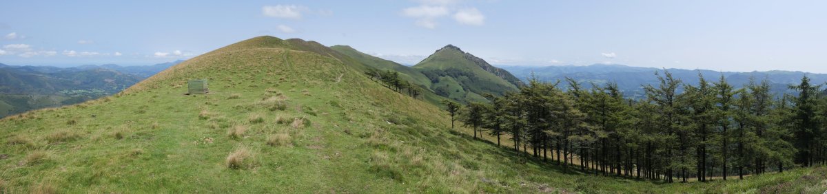 Mendieder eta Ekaitza arteko gandorreko pasarte bat