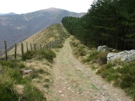 Gandorreko bidea, Ekialdera