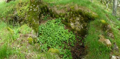 Dorrearen aztarnak gailurrean