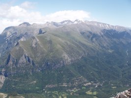 Peña montañesa- tontorretik Cotiella aurrez aurre