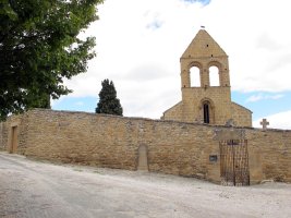 San Migel ermita San Martin de Unx hilerrian