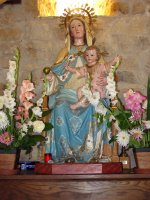 Virgen de los Remedios ermita Esparzan