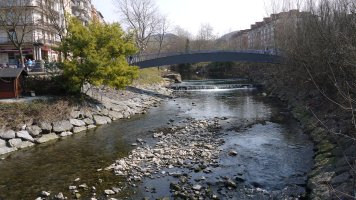 Oiartzun ibaia Gabirierrota parean