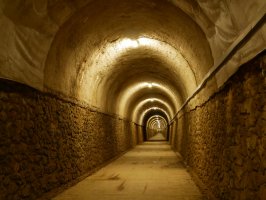 Vasco-Navarro trenbide zaharraren tunela Atauri parean