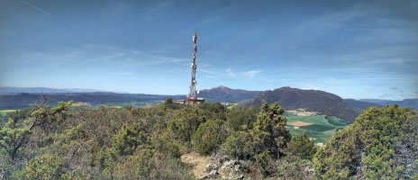 Ikuspegia gailurretik antenaren aldera