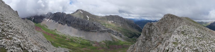 Costatizako harresia eta Aguerri, Castiello d'Acher aldetik ikusita