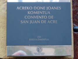 Akreko Done Joan Komentua, Gesaltza-Añana
