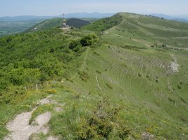 Santa Barbara gainetik Mintxegi aldera begira