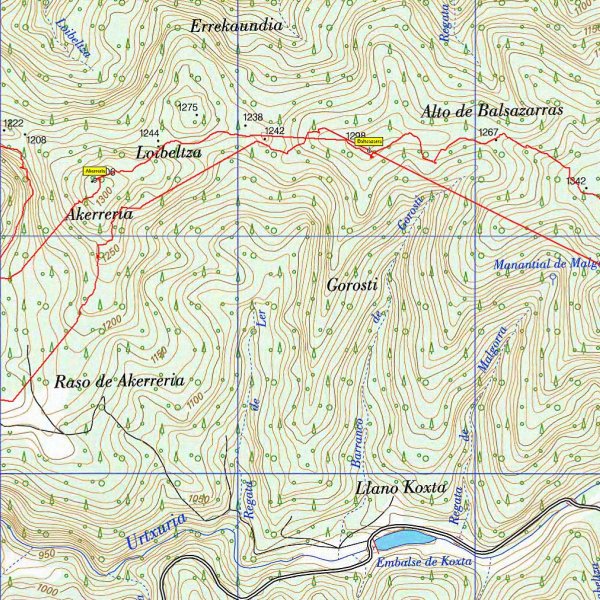 Mapa: Akerreria-Baltsazarra-Malgorra