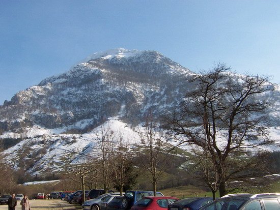 Txindoki visto desde larraitz