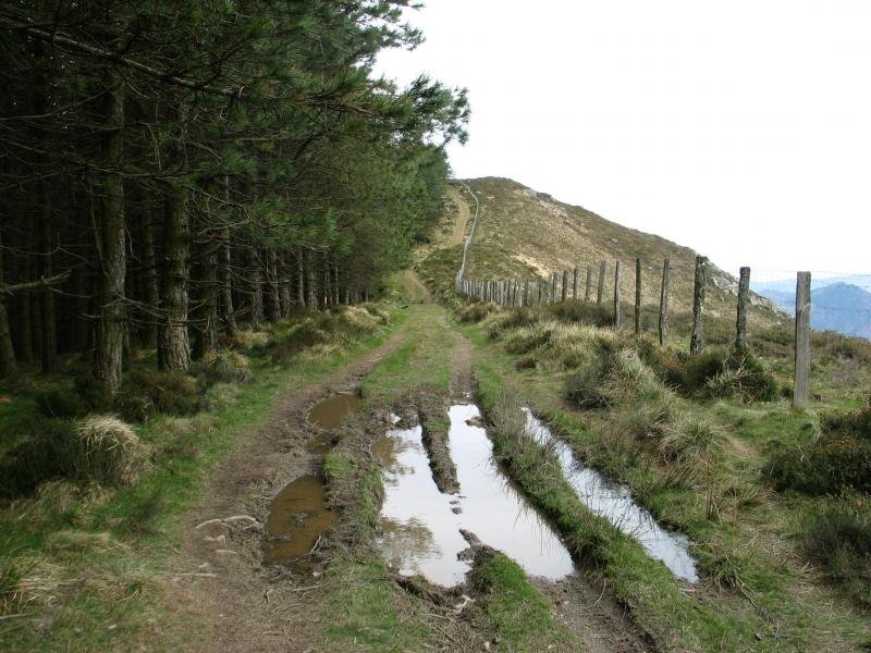 Gandorreko bidea, Ekialdetik