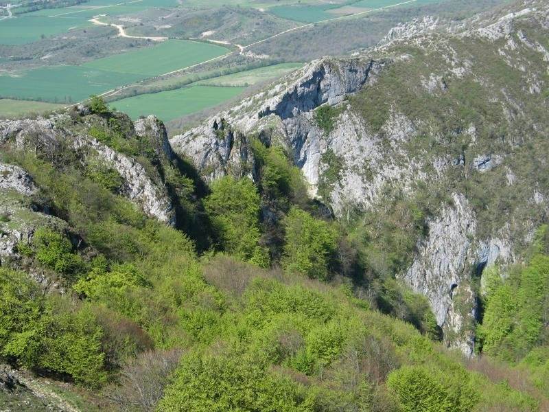 Lezearen sarrerako ikuspegia, Olano aldetik