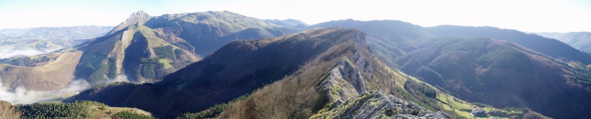 Intzartzutik ikusita