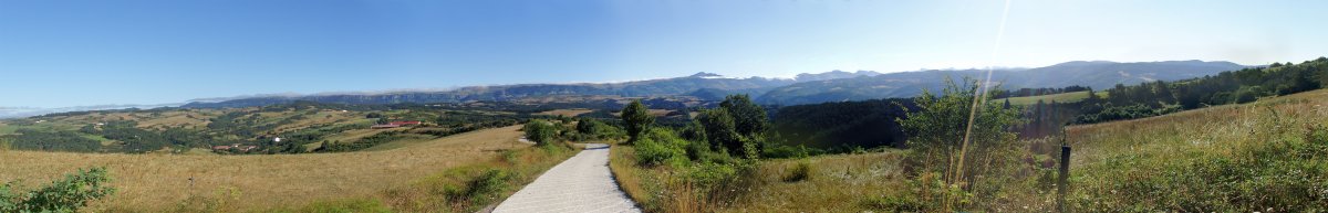 Jaurrietako mendateko bidetik, Aezkoa ibarra