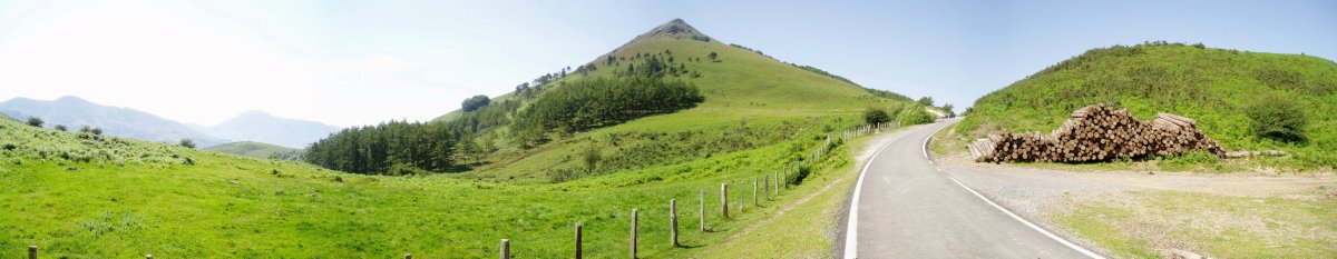 Altzola lepotik ikusita, ipar-ekialdetik