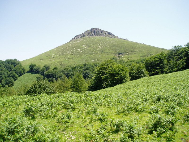 Orabideatik ikusita, mendebaldetik
