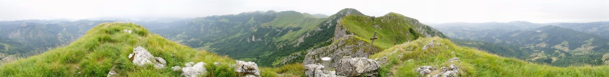 Balerdiko tontorretik 360ºtako ikuspegia