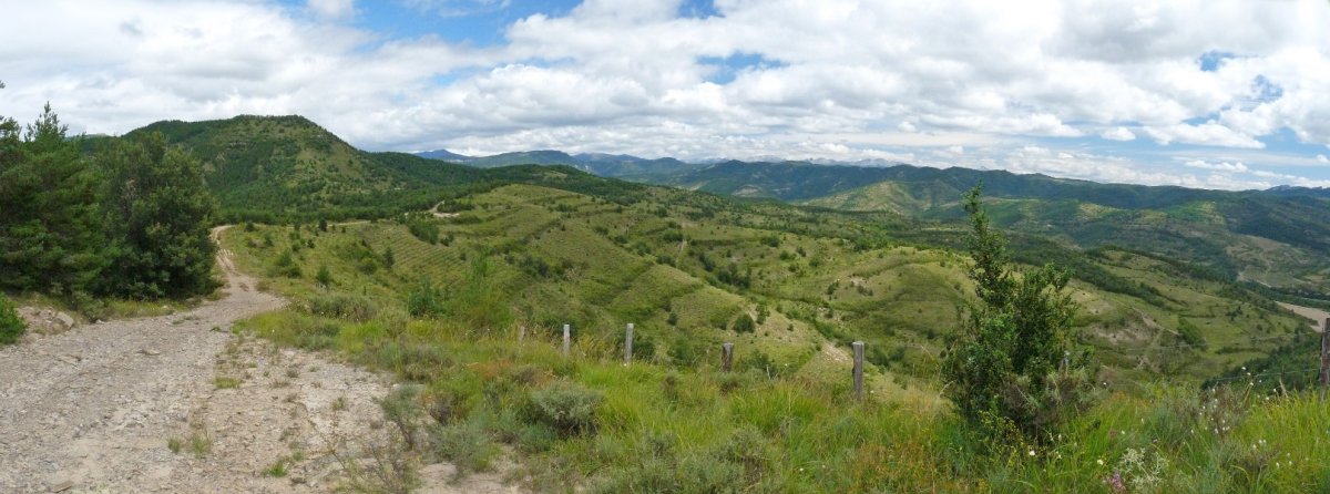 Panorama Antzatiko gailurretik