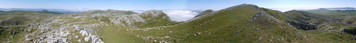 360º panoramika Igaratza aldeko bizkarretik