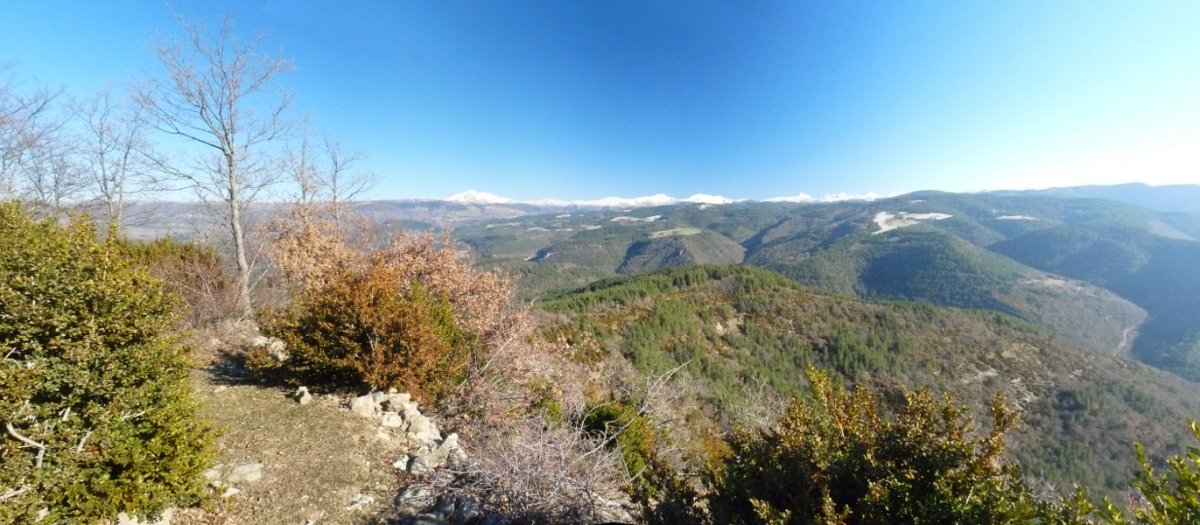 Panorama suteetarako etxolatik