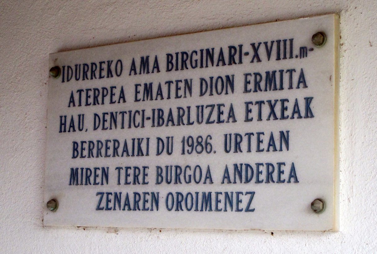 Idurreko ermita Mutrikun