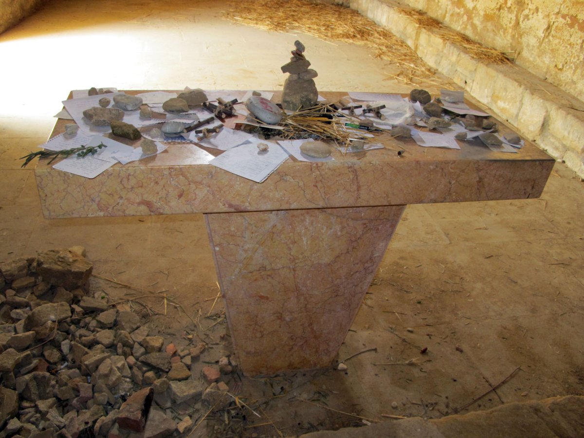 San Migel ermita Villatuerta aldean