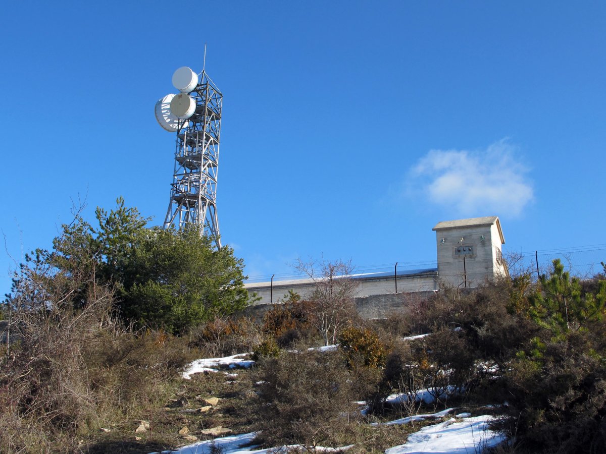 Oiankasko mendi gailurreko antena