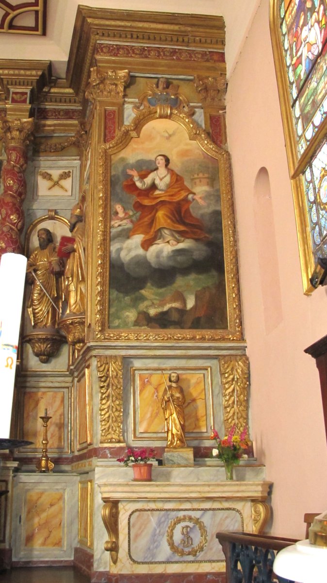 Santa Maria eliza Heletan, barrua