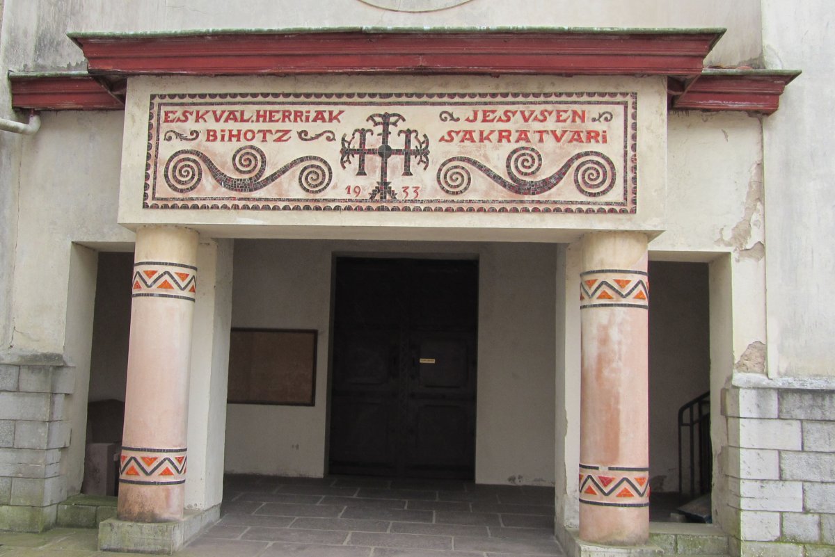 Bihotz Sakratua ermita, Hazparne