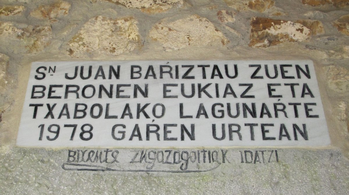 San Juan ermita Aldegoiena auzoan, Mañaria