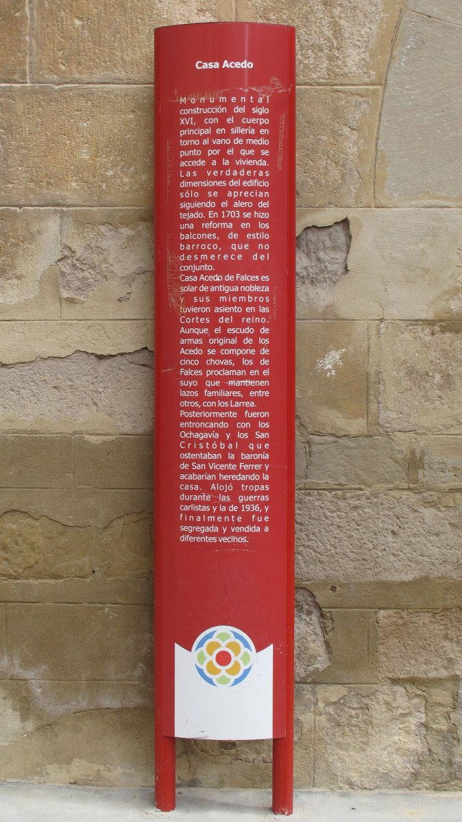 Acedo etxearen historia