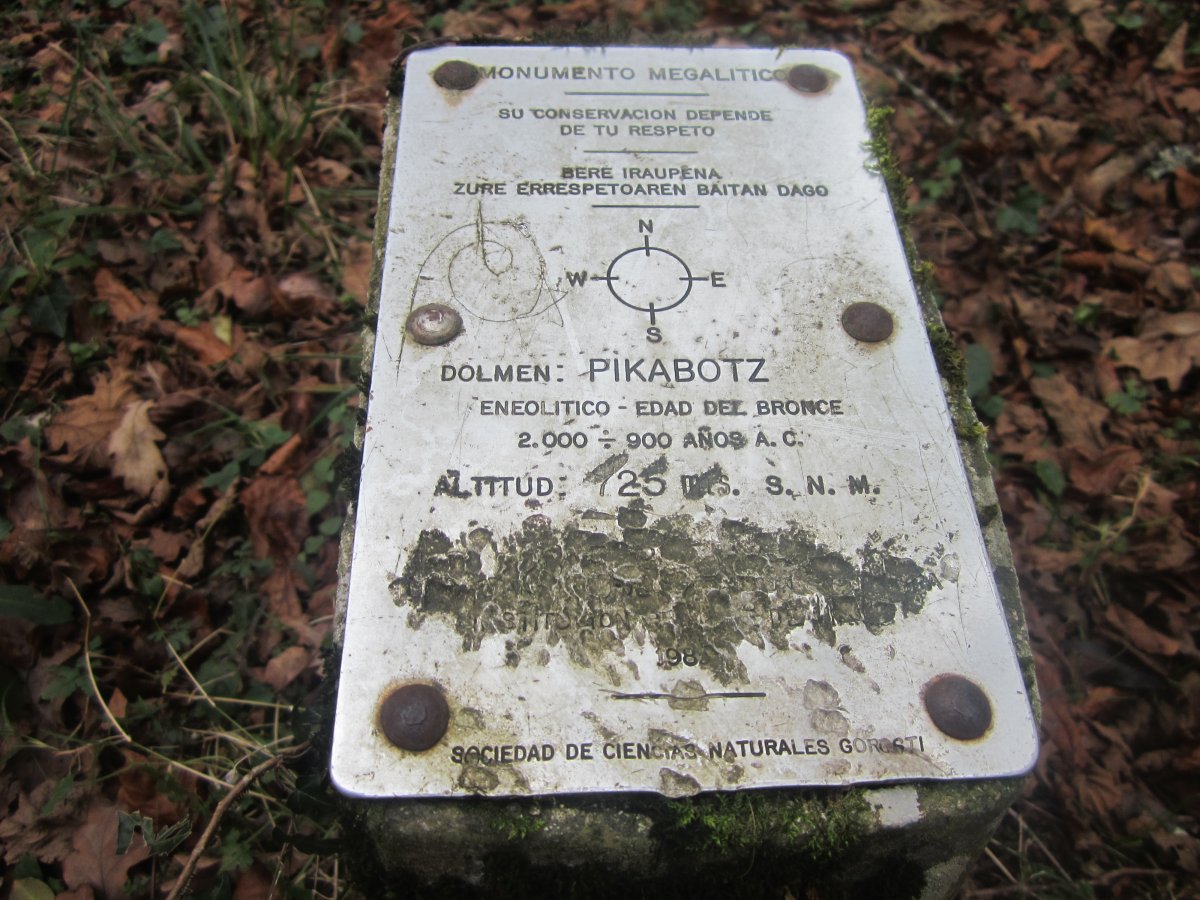Dólmen Pikabotz   (Diciembre  2014)