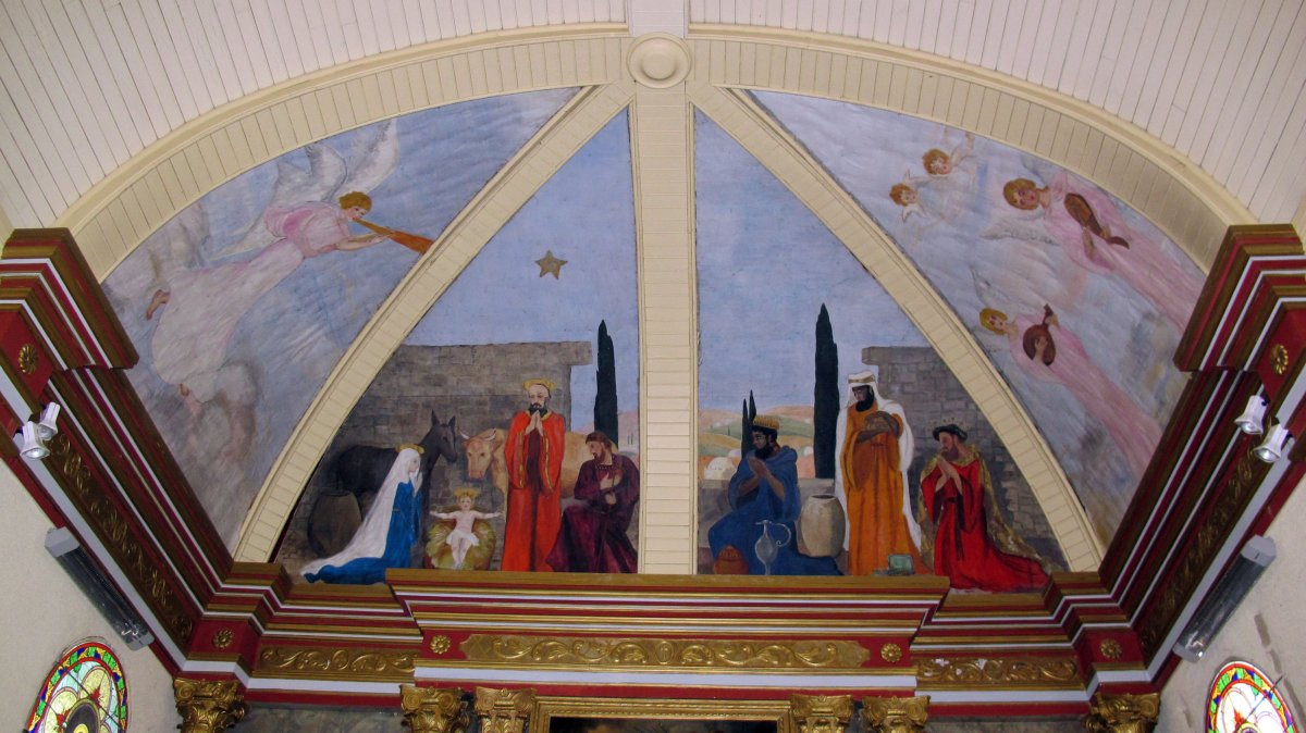 San Lorentzo eliza, Arberatze