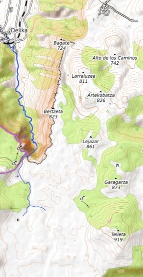 Delika-Telleta-Urjauzia mapa