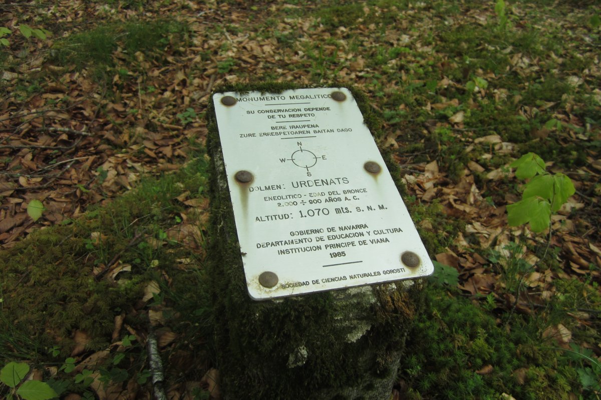 Dólmen Urdenats (Mayo 2018)
