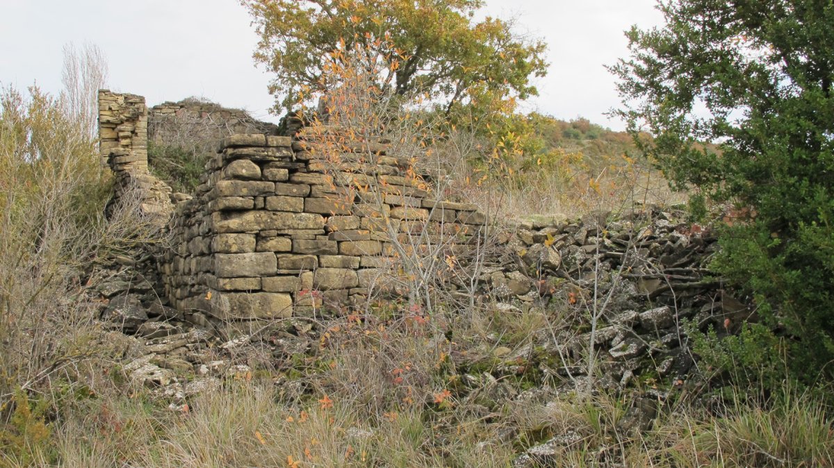 Santa Maria ermitaren hondakinak, Leotz