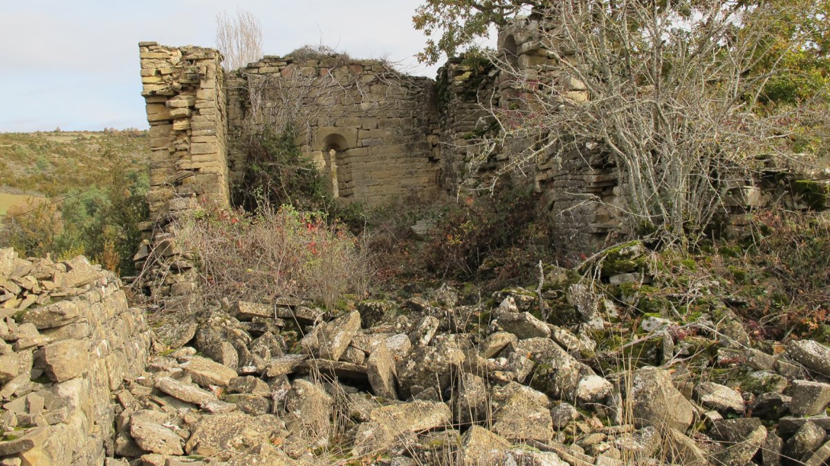 Santa Maria ermitaren hondakinak, Leotz
