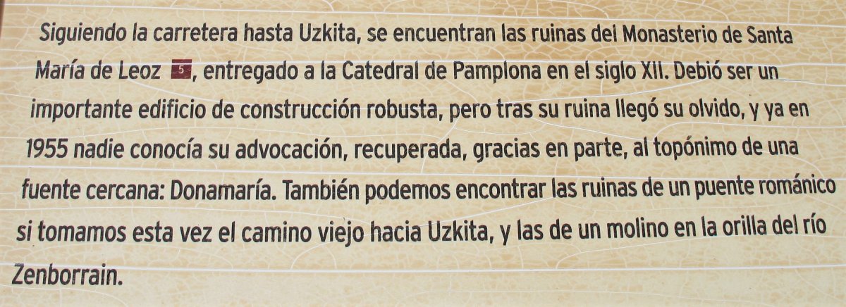 Leotz herriko karteleko textoa