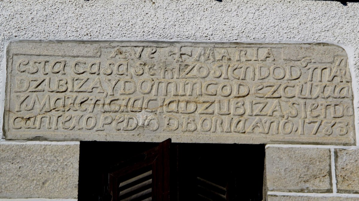 Zurgiñena etxeko epigrafia, Untzu-Txulapain