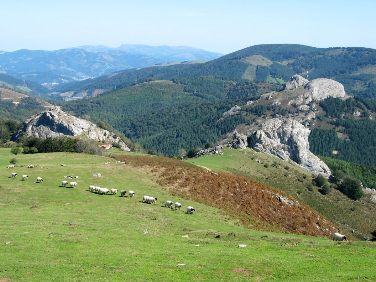 Garagartzako Haitzak Txurruko Puntako bizkarretik