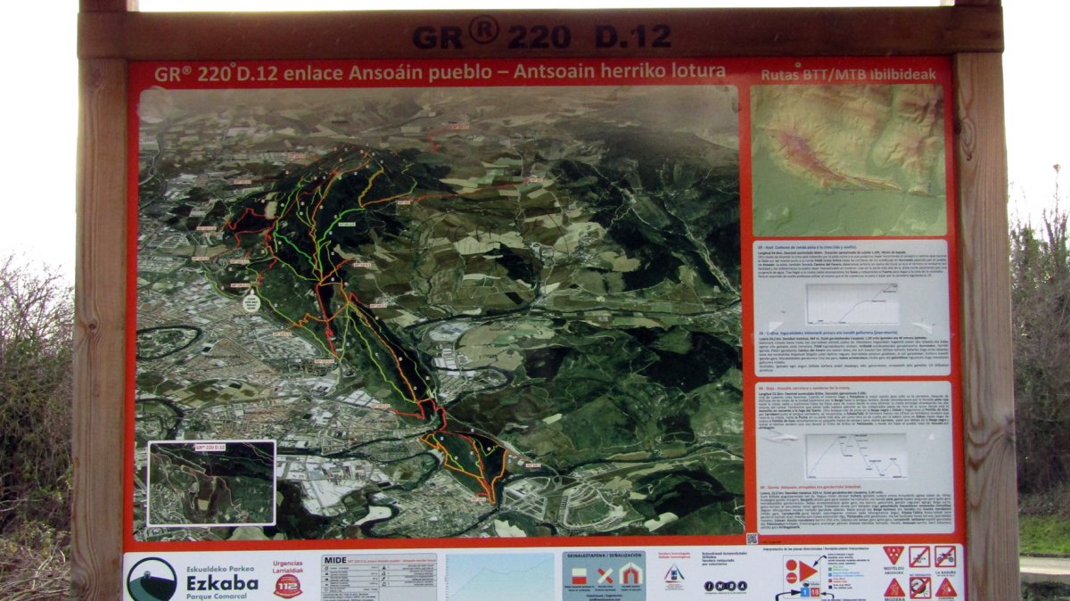 GR 220 D.12 kartela, Antsoain