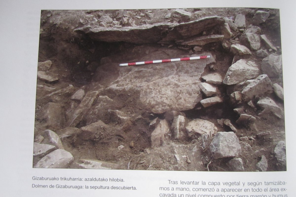 Dólmen Gizaburua  (Marzo 2019) Arkeoikuska 2016