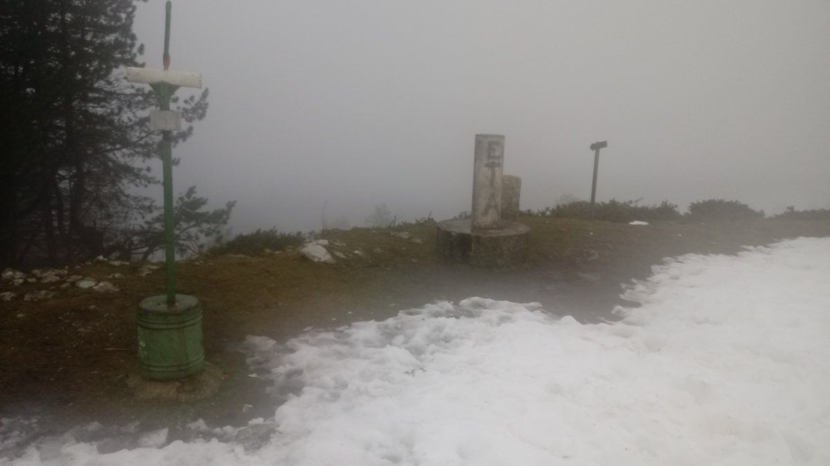 Arrola (904m) tontorra, elurretan