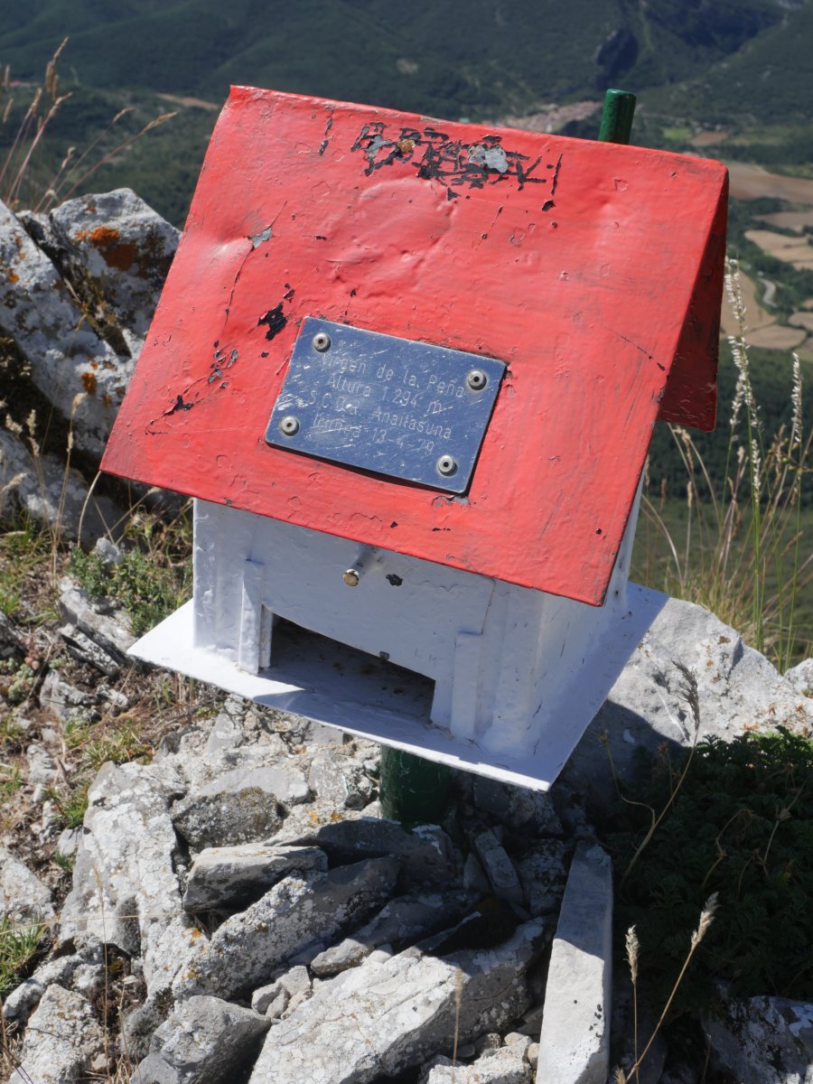 Virgen de Peña, txartelontzia