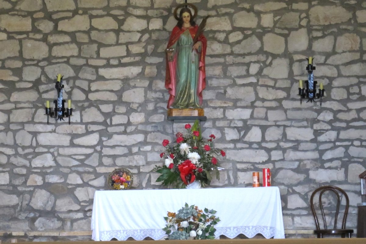 Santa Lucia ermita, Fustiñana