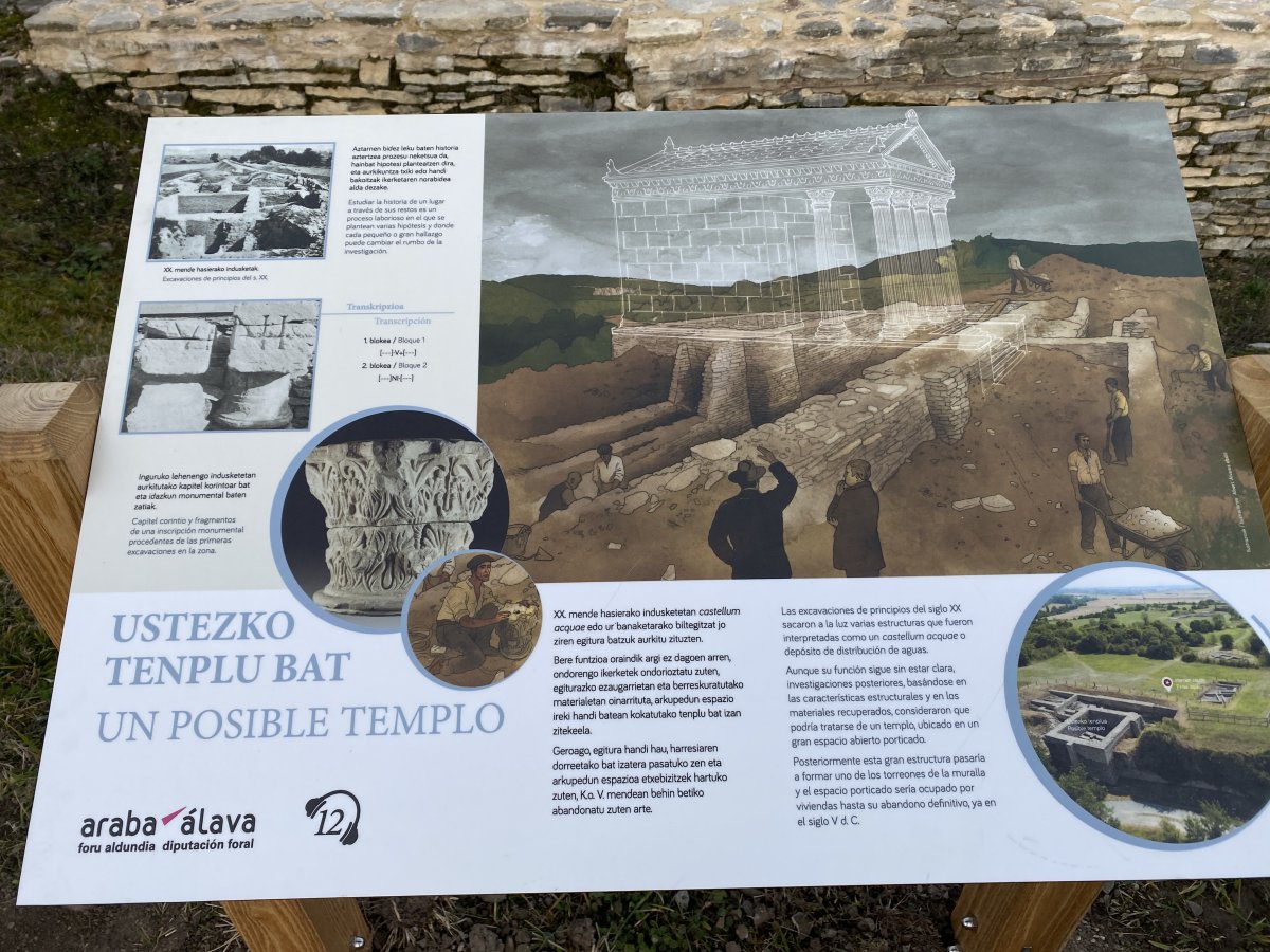 Ustezko Tenplu Bat. Iruña Oka (Iruña Veleia)