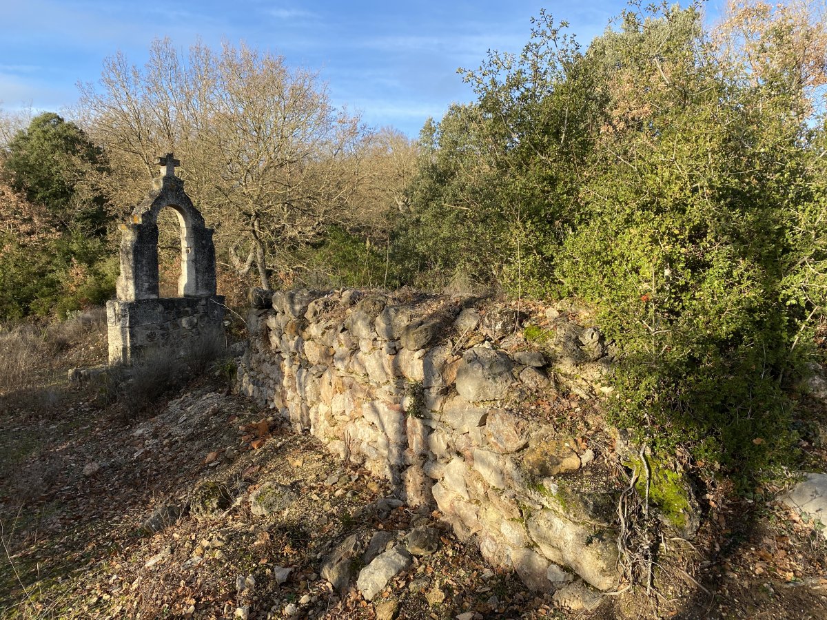 Santa Marina Ermita (Hondakinak). Zambrana (Ozio)