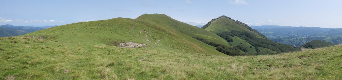 Soranoko muinoak, Mendiederren mendebaldeko bizkarrean