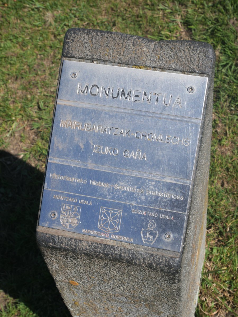 Izuko Gaña, seinalea